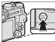 FUJIFILM X-T20 - La touche disp/back - 1