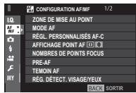 FUJIFILM X-T20 - Modification/Enregistrement Personnel - 5