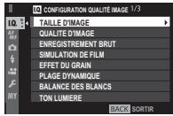 FUJIFILM X-T20 - Utilisation des menus - 2