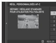 FUJIFILM X-T20 - RégL. PersonnalIsés Af-C - 1