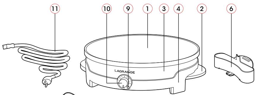 LAGRANGE CREPIERE TRADI'® DUO - 1