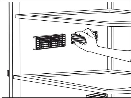 BEKO REFRIGERATEURCONGELATEURRDNESSOKSOXBN - Description et nettoyage du filtre à odeurs - 1