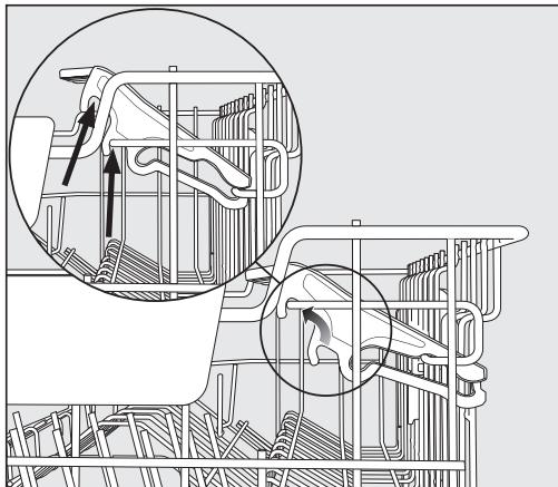MIELE LAVE-VAISSELLEG5540SCSL - Régler le support pour tasses flexcare - 1