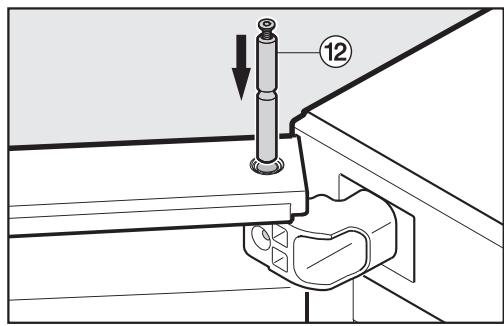 MIELE HWT6834SG - Changer la porte de l'appareil - 1
