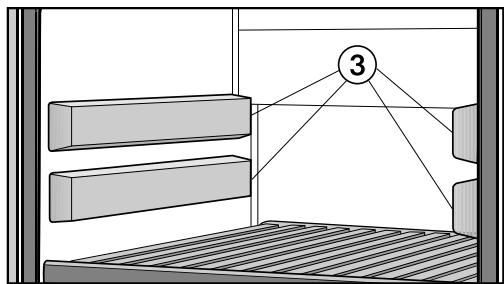 MIELE HWT6834SG - Installer les caches de protection pour rails télescopiques - 1