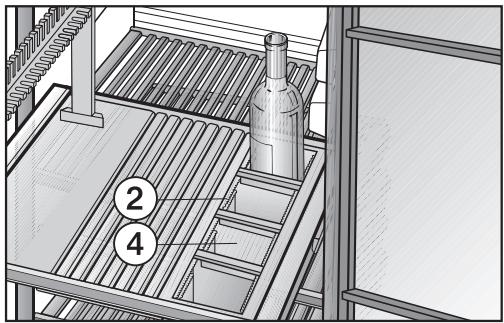 MIELE HWT6834SG - Installer le compartiment à bouteilles - 1