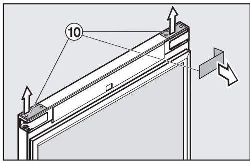 MIELE HWT6834SG - Retirer la porte de l'appareil - 1
