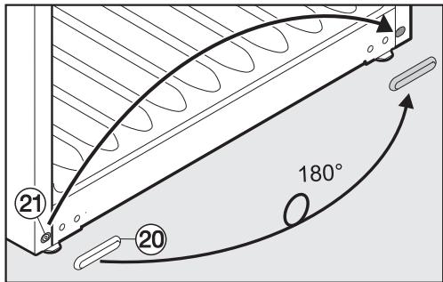 MIELE HWT6834SG - Changer la charnière de fixation - 7