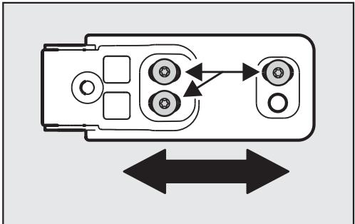 MIELE HWT6834SG - Réglage de l'ajustement latéral de la porte de l'appareil - 3