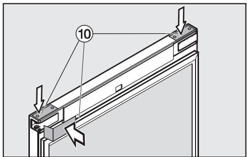 MIELE HWT6834SG - Changer la porte de l'appareil - 4