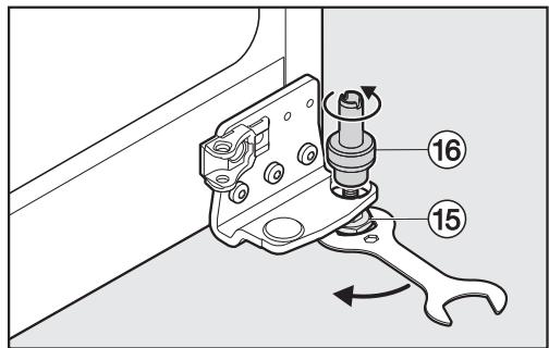 MIELE HWT6834SG - Changer la charnière de fixation - 4
