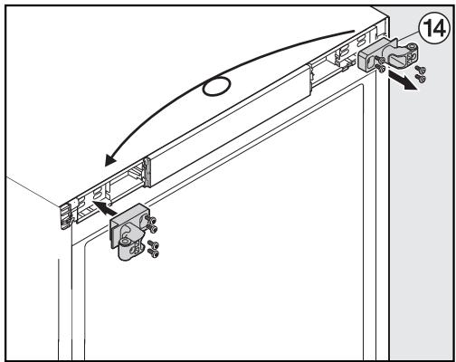 MIELE HWT6834SG - Changer la charnière de fixation - 2
