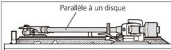 TECHNICS SL1210MK7 - Lorsque vous ne savez pas la hauteur de la cellule de lecture (h) ou lorsque vous n'utilisez pas la coquille porte-cellule fournie - 1