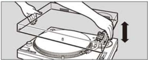 TECHNICS SL1210MK7 - Mettez le couvercle anti-poussières en place - 1