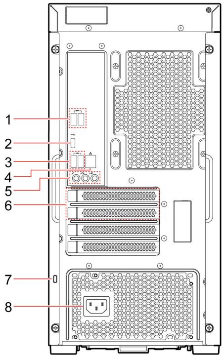 LENOVO LegionT5-26AMR5 - Vue arrière - 1