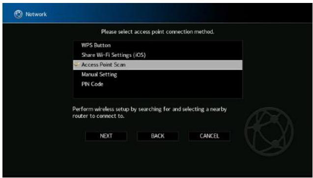 YAMAHA RXV685 - Menu de configuration - 1