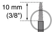 YAMAHA RXV685 - Precautions for connecting speaker cables - 1