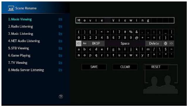 YAMAHA RXV685 - Menu de configuration - 1