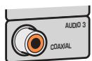 YAMAHA RXV685 - Prises coaxial - 1