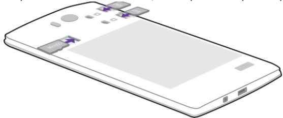 TP-LINK C5 MAX 4G BLANC - Insérez les cartes micro-sim et la carte microsd (optionnel) - 1