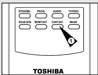 TOSHIBA V432EFARGENT - Comment sélectionner la chaîne satellite (contrôle satellite) (V-752EF seulement) - 1