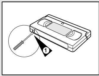 TOSHIBA V432EFARGENT - Protégez une cassette enregistrée - 1