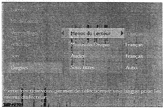 THOMSON DTH2311E - Les menus de langues - 2
