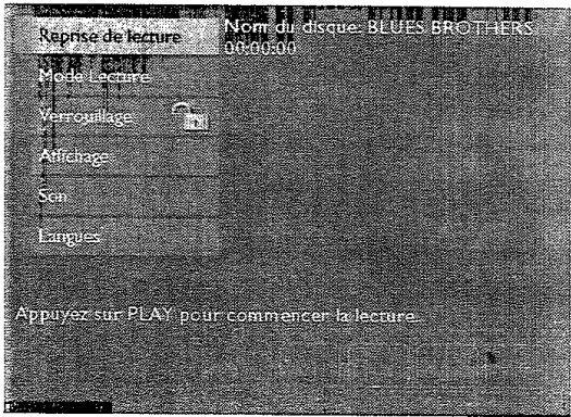 THOMSON DTH2311E - Les sous-menus - 1