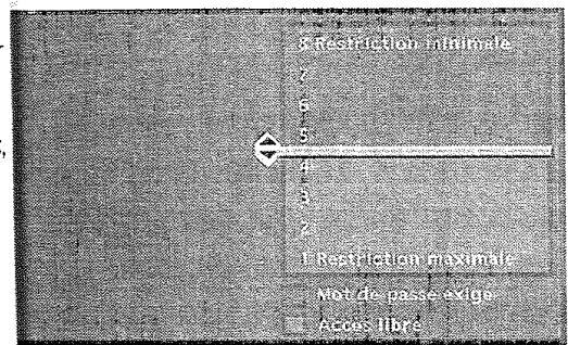 THOMSON DTH2311E - Régler le niveau de restriction des disques - 1