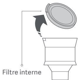 DREAME V11 - Étapes de retrait du filtre interne et de l'ensemble cyclone - 2