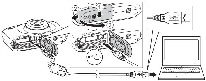 NIKON S33 - Préparez une carte mémoire contenant des images. - 1