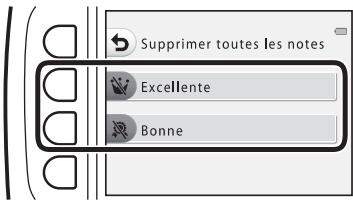 NIKON S33 - Supprimer toutes les notes - 2