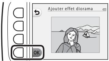 NIKON S33 - Confirmez l'effet et appuyez sur la commande polyvalente 4 (OK). - 1