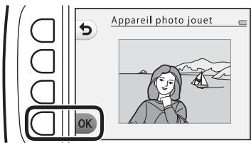 NIKON S33 - Confirmez l'effet et appuyez sur la commande polyvalente 4 (OK). - 1