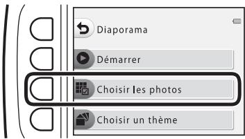 NIKON S33 - Appuyez sur la commande polyvalente 3 (choisir les photos) - 1