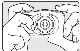 NIKON S33 - Maintenez fermement l'appareil photo. - 1