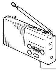 SONY XDR-P1DBP - Si la radio ne fonctionne toujours pas correctement - 1