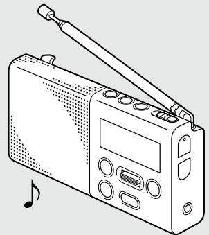 SONY XDR-P1DBP - Préréglage des stations dans la liste de préréglage - 1