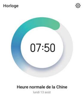 HONOR Smartphone8A2020 - Utiliser l'application horloge - 1