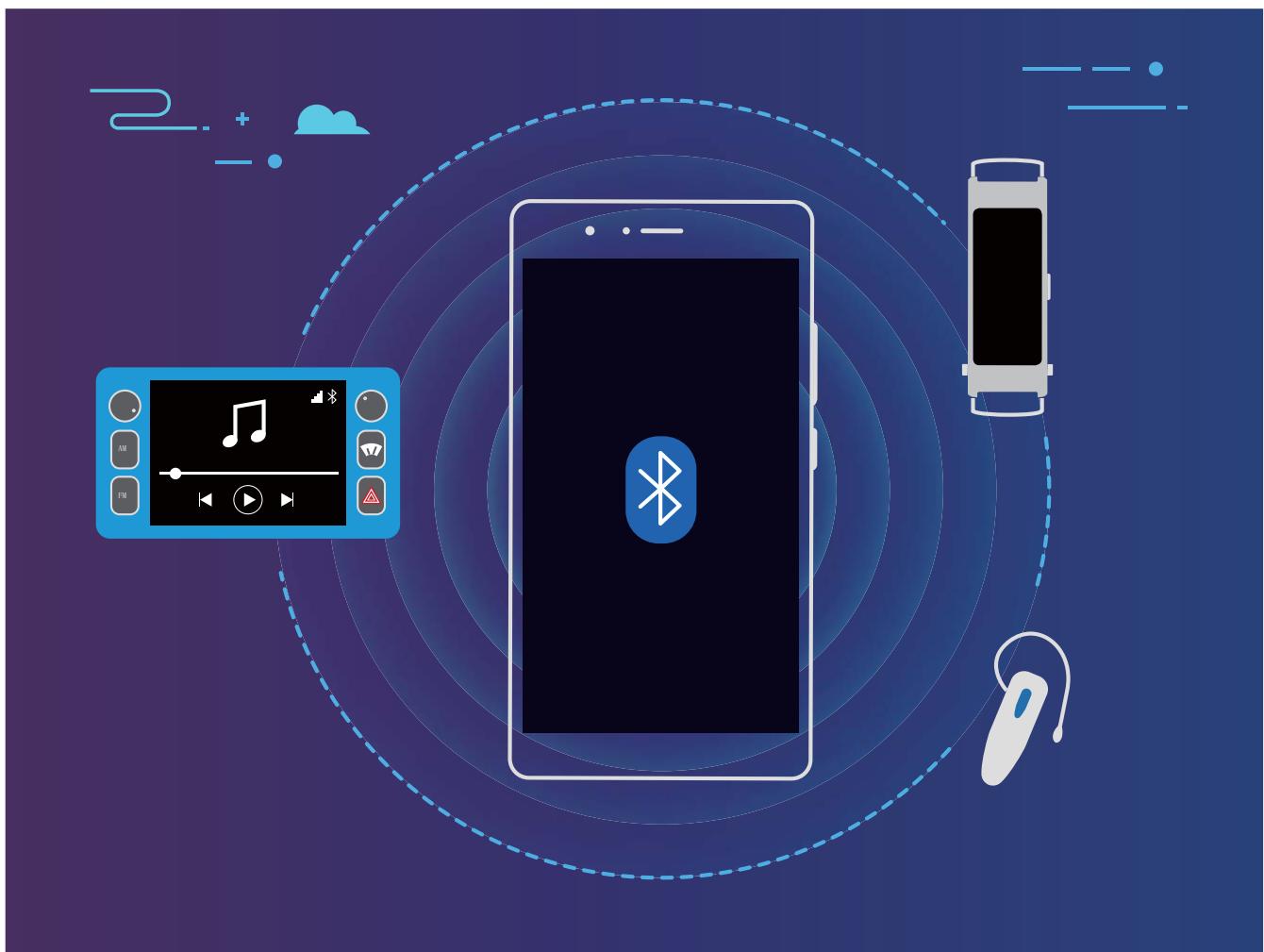 HONOR Smartphone8A2020 - Connecter votre téléphone à des appareils bluetooth - 1