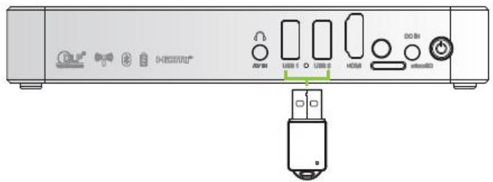 VIVITER O3PLUS NOIR - Connecter une clé USB - 1
