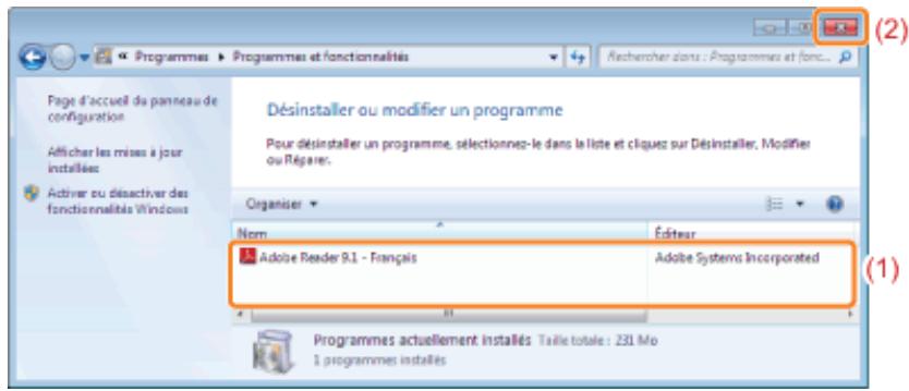 CANON LBP7018C - Vérifiez que [Canon LBP7010C/7018C] n'apparaît pas. - 1