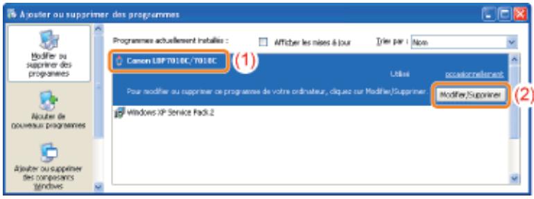CANON LBP7018C - Procedez comme indiqué ci-après. - 1