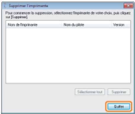 CANON LBP7018C - Cliquez sur [quitter]. - 1