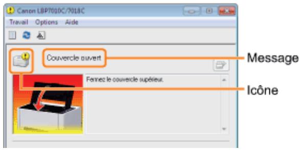 CANON LBP7018C - Retirez le papier en tirant doucement dessus. - 6