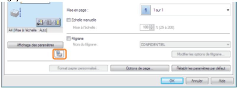 CANON LBP7018C - Affichage de la fenêtre d'état de l'imprimante à partir du pilote d'imprimante - 1
