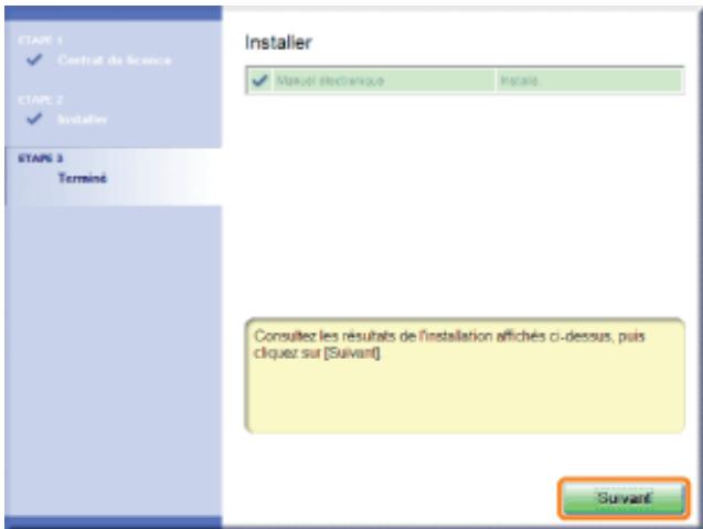 CANON LBP7018C - Lisez le contenu du contrat de licence, puis cliquez sur [oui]. - 4