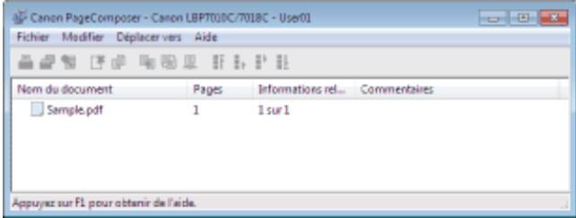 CANON LBP7018C - Lancez l'impression depuis une application. - 1