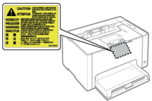 CANON LBP7018C - Sécurité relative au laser - 1