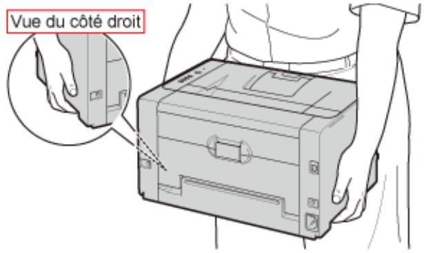CANON LBP7018C - Transportez l'imprimante vers le site d'installation. - 1